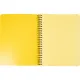Бизнес-тетрадь А5,96л,кл,спир,пластик,тон.бл. Attache Bright colours Желтый