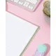Бизнес-тетрадь А5,80л,7БЦ мат.лам,тон.бл,кл, Attache Bright colours лайм