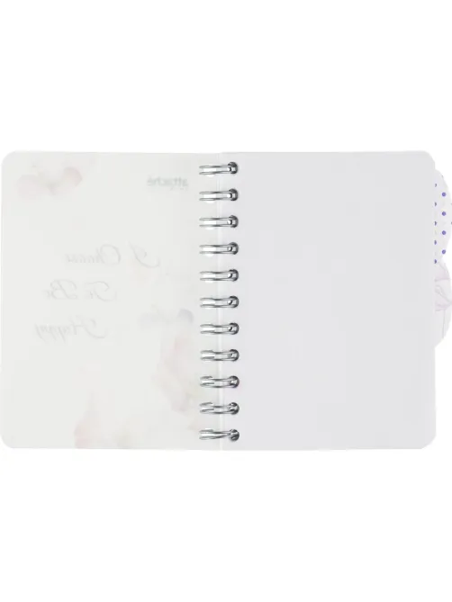 Бизнес-тетрадь А6,120л,кл,спир,пласт Attache Selection Flower Dreams 876753