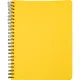 Бизнес-тетрадь А5,96л,кл,спир,пластик,тон.бл. Attache Bright colours Желтый