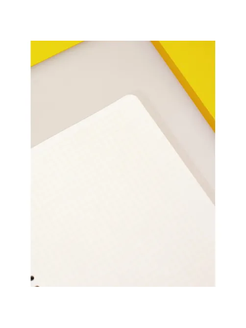 Бизнес-тетрадь А5,96л,кл,спир,пластик,тон.бл. Attache Bright colours Желтый