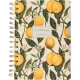 Бизнес-тетрадь BV ART А5+ 120л гребень,с разделител. FLORA.ЛИМОНЫ 3-737/15