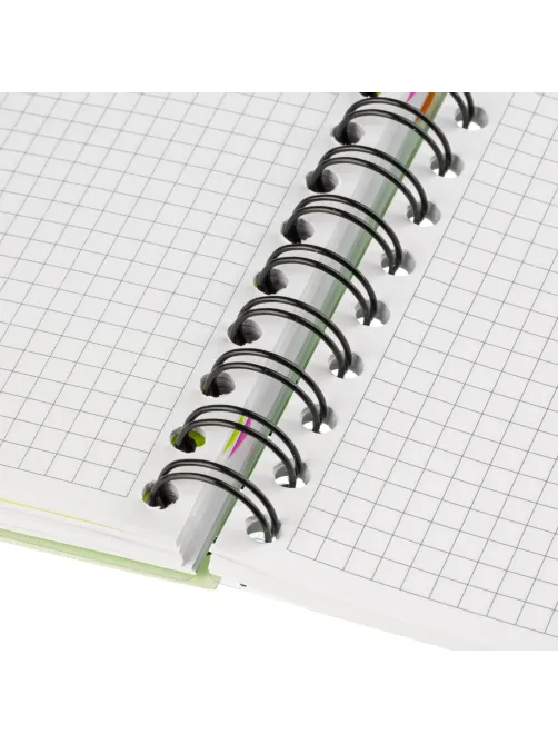 Бизнес-тетрадь 140л,кл,А6,SPIRAL BOOK Розовый,евроспир,обл.пласт,разд.84117