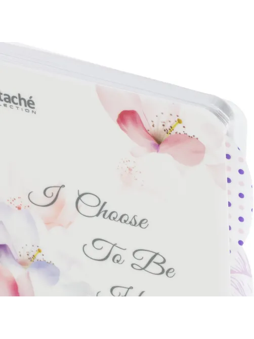 Бизнес-тетрадь А6,120л,кл,спир,пласт Attache Selection Flower Dreams 876753