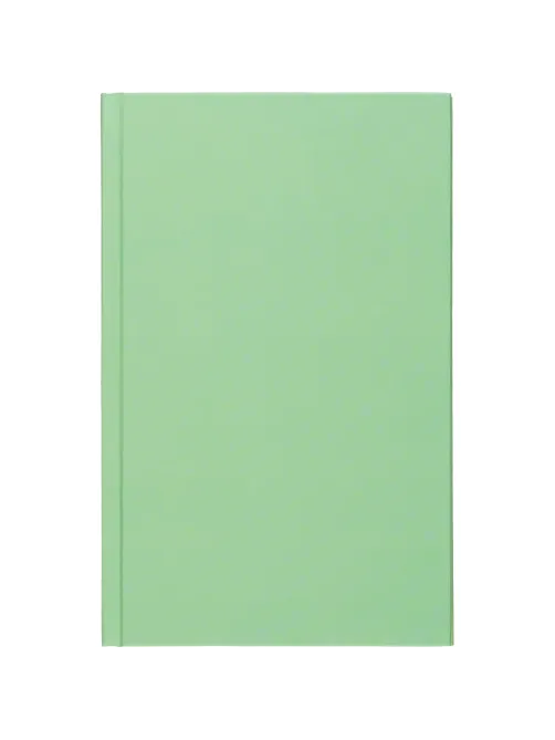 Бизнес-тетрадь А5,80л,7БЦ мат.лам,тон.бл,кл, Attache Bright colours лайм