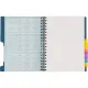 Бизнес-тетрадь B5,200л,кл,греб Attache Selection Office book синийметаллик