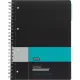 Бизнес-тетрадь SMARTBOOK А4 120л. клетка,спир,микроп,разд,карм,сер-бирюз