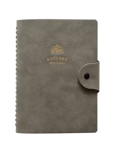 Бизнес-тетрадь Infolio 14x20см 96л клет спираль Исследовать,сер I1778/grey