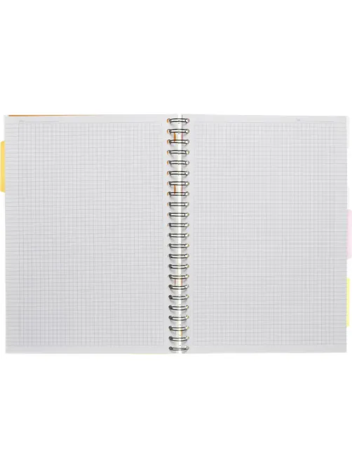 Бизнес-тетрадь 140л,кл,А4,SPIRAL BOOK Салатовый,евросп,обл.пл,раздел.84102