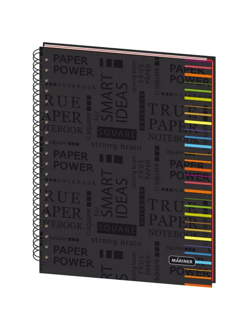 Бизнес-тетрадь Wisdom 9 А4,120л,200х274, 3 разд, клетка, диз 4, 0009