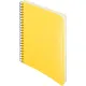 Бизнес-тетрадь А5,96л,кл,спир,пластик,тон.бл. Attache Bright colours Желтый
