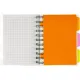 Бизнес-тетрадь 140л,кл,А6,SPIRAL BOOK Салатовый,евросп,обл.пл,раздел.84114