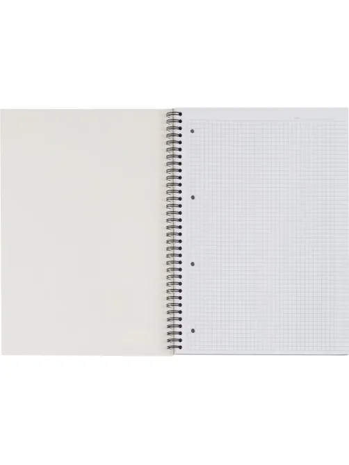 Бизнес-тетрадь 100л,кл,А4,LightBook,спираль,обл.синий,блок белый 70г/м
