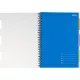 Бизнес-тетрадь 140л,кл,А4,SPIRAL BOOK Синий,евроспир,обл.пласт,раздел.84101