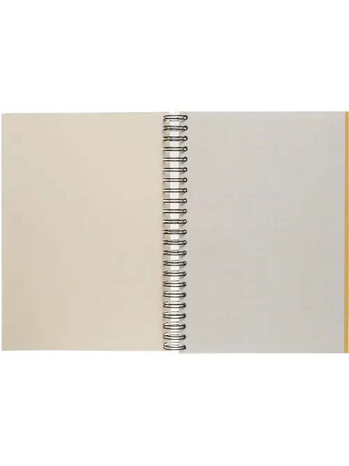 Бизнес-тетрадь А4,150л,кл,плас.спир.Attache Selection SPRING BOOK жел 84232