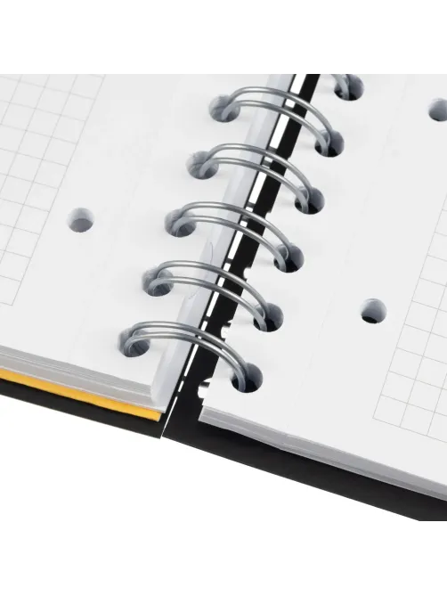 Бизнес-тетрадь SMARTBOOK А5 120л. клетка,спир,микроп,разд,карм,сер-бирюз