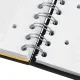 Бизнес-тетрадь SMARTBOOK А5 120л. клетка,спир,микроп,разд,карм,сер-бирюз