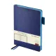 Бизнес-блокнот А5 80л Bruno Visconti BOSTON синий, голубой обрез 3-700/06