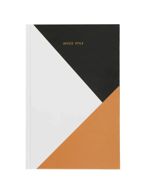 Бизнес-тетрадь А5,80л, 7БЦ,клетка Office Style коричн