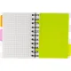 Бизнес-тетрадь 140л,кл,А6,SPIRAL BOOK Салатовый,евросп,обл.пл,раздел.84114
