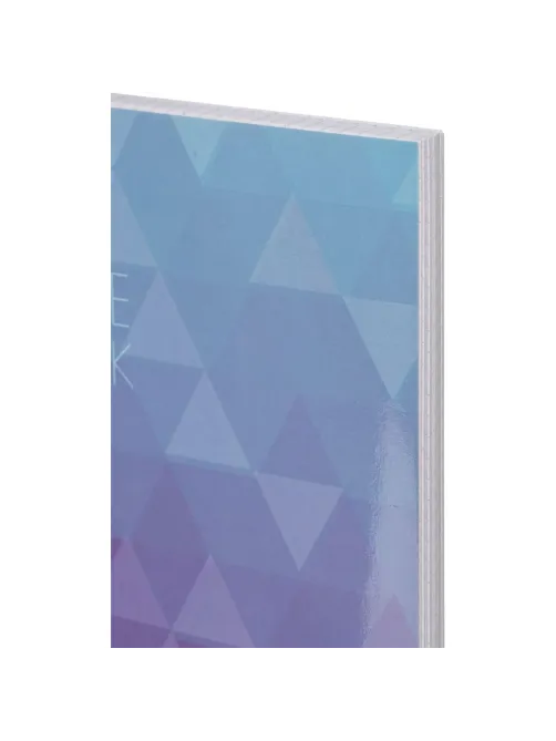 Бизнес-тетрадь Attache Cristal,120л,клет,А4,спир,обл.мел.карт