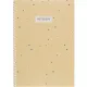 Бизнес-тетрадь Flakes yellow обложка УФ лак, спираль, А4, 48л, клетка