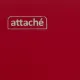 Бизнес-тетрадь А4 120л Attache гребень клетка пластик бордов с тиснен