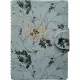 Бизнес-тетрадь Infolio 14x20см 96л клетка спираль Цветы, серый I1771/grey