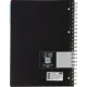 Бизнес-тетрадь SMARTBOOK А4 120л. клетка,спир,микроп,разд,карм,сер-бирюз