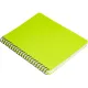 Бизнес-тетрадь А5,96л,кл,спир,пластик,тон.бл. Attache Bright colours Лайм