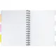Бизнес-тетрадь 140л,кл,А5,SPIRAL BOOK Салатовый,евросп,обл.пл,раздел.84108