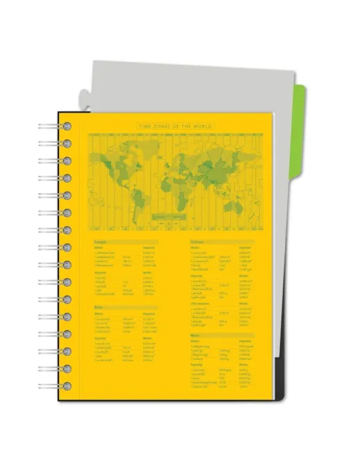 Бизнес-тетрадь SMARTBOOK А5 120л. линейка,спир,микроп,разд,карм,жел-зел