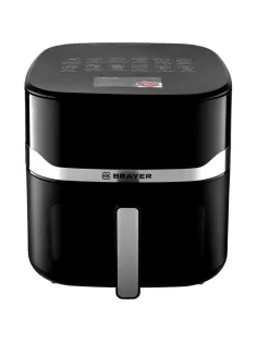 Аэрогриль BRAYER 2040BR,1800Вт,10л,t.200С,съем.реш,таймер,LCD-дисп,12прогр