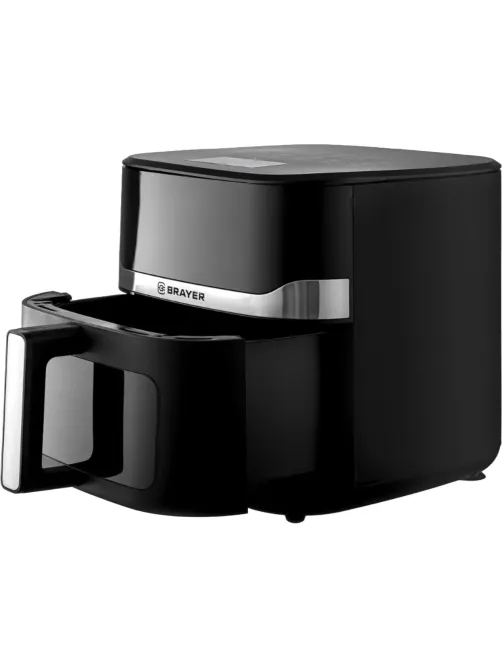 Аэрогриль BRAYER 2040BR,1800Вт,10л,t.200С,съем.реш,таймер,LCD-дисп,12прогр