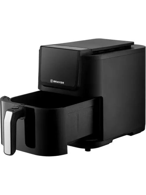 Аэрогриль BRAYER 2041BR,1500Вт,5л,t.200С, съем реш,тайм,LCD-дисп,8 прогр