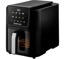 Аэрогриль BRAYER 2041BR,1500Вт,5л,t.200С, съем реш,тайм,LCD-дисп,8 прогр