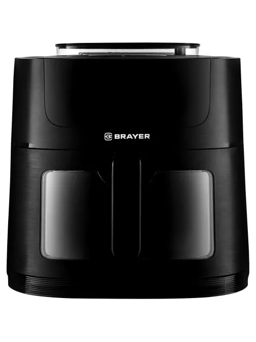 Аэрогриль BRAYER 2042BR, 1800Вт,8л,t.200С,съем.реш,тайм,LCD-дисп,8 пр, пар