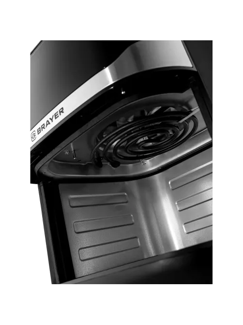 Аэрогриль BRAYER 2040BR,1800Вт,10л,t.200С,съем.реш,таймер,LCD-дисп,12прогр