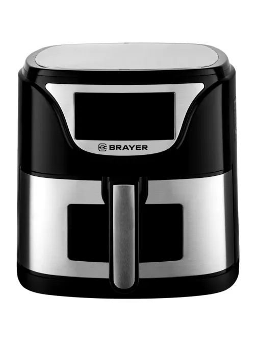 Аэрогриль BRAYER 2037BR,1500Вт,5л,t.200С,съем.реш,таймер,LCD-дисп,7 прогр
