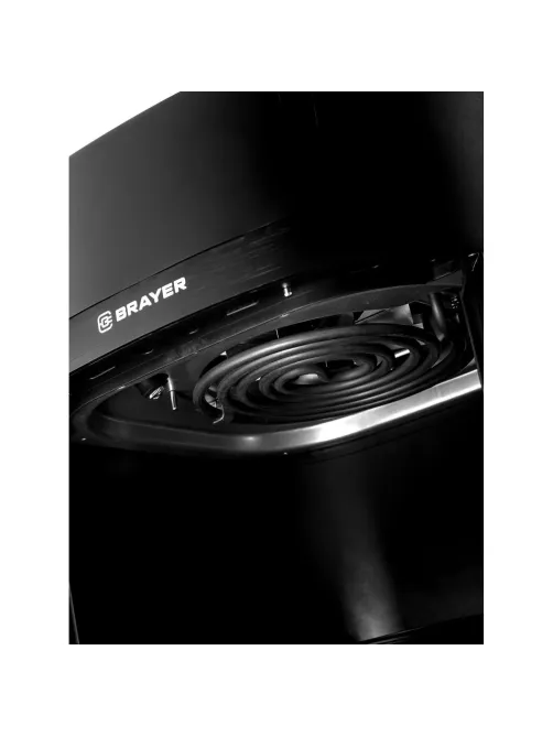 Аэрогриль BRAYER 2042BR, 1800Вт,8л,t.200С,съем.реш,тайм,LCD-дисп,8 пр, пар
