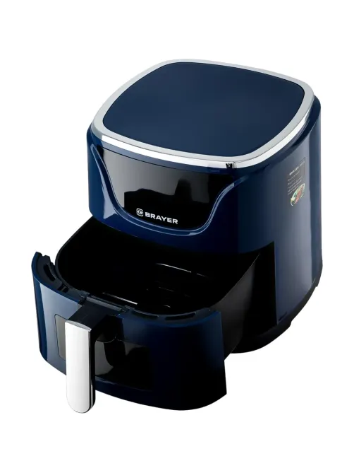 Аэрогриль BRAYER 2036BR,1500 Вт,5л, t.200С,съем.реш,таймер,LCD-дисп,7 прогр