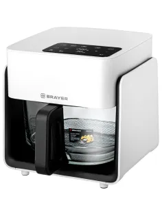 Аэрогриль BRAYER 2046BR,1050Вт,4,2л, t. 200С,съем реш,тайм,LCD-дисп,8 прогр