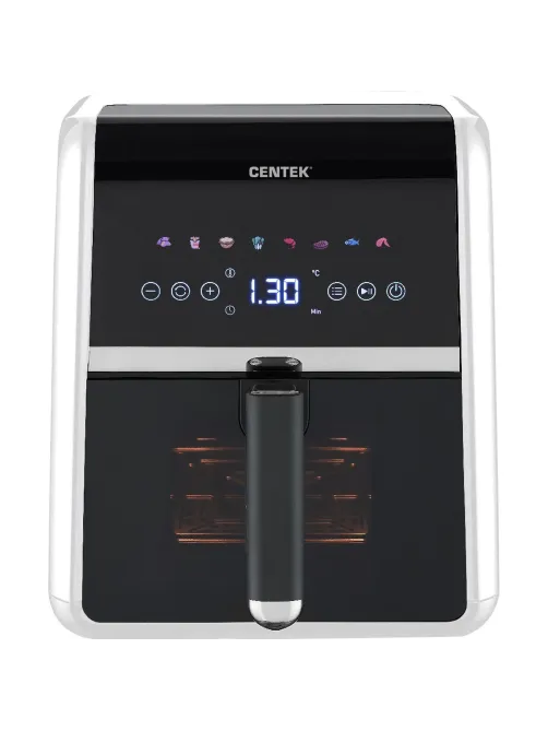 Аэрогриль Centek CT-3188 (светл бежевый) 5л,1500Вт,8 программ,обдув 360