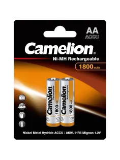 Аккумулятор Camelion AA-1800mAh 2шт/бл(NH-AA1800BP2,1.2В) (3001)