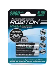 Аккумулятор ROBITON RTU2600MHAA-2 BL2 (2шт/уп)