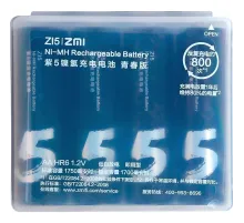 Аккумулятор Xiaomi ZMI AA 1700 mAh (уп.4 шт в пластиковом чехле) (AA 512)