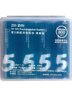 Аккумулятор Xiaomi ZMI AA 1700 mAh (уп.4 шт в пластиковом чехле) (AA 512)
