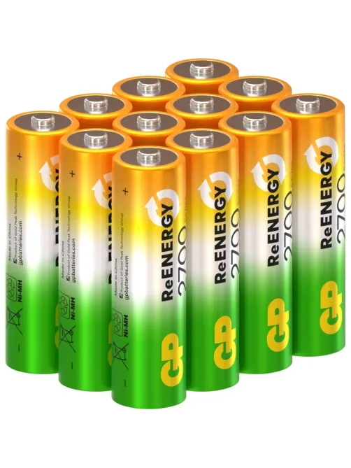 Аккумулятор GP 270AAHC-B12/270AAHCRGY-B12 /240 АА 2700 ser(min2600mAh) 12шт