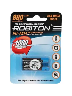 Аккумулятор ROBITON 900MHAAA-2 BL2 (2шт/уп)