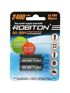 Аккумулятор ROBITON RTU2400MHAA-2 BL2 (2шт/уп)